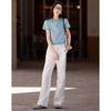 DEMANA Summer Dopamine Women's Spray-Dyed Letter Print T-Shirt