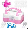Balloon Pump, Balloon Pump Electric, Portable Dual Nozzle Electric Blower Air Pump Inflator for Party Decoration