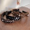 Stylish Anti Slip Fishbone Braid Wig One Piece Headband Women'S Fashion Hairband Hair Accessories Suitable For Dress