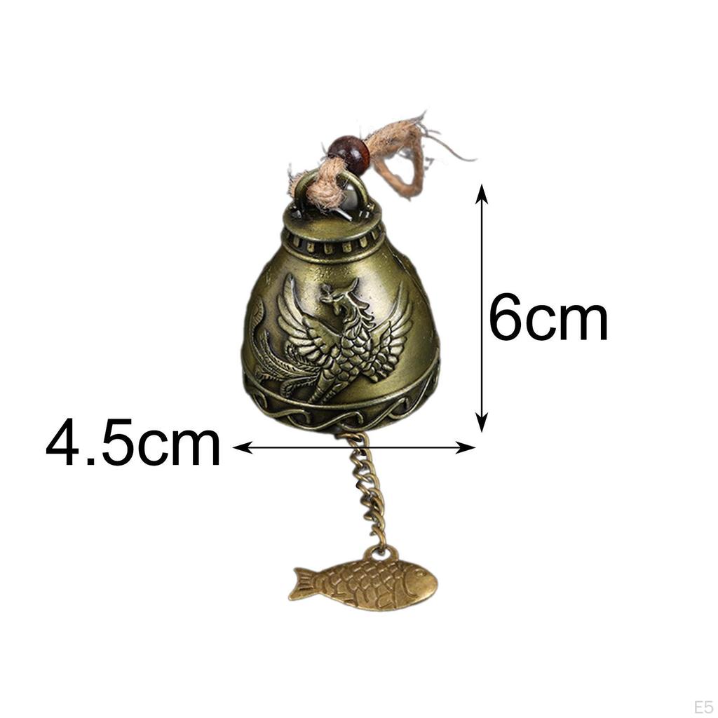 Wind Bell Car Hanging Decoration Creative Sturdy Interiors Easy To Use Chime Ornament for Porch