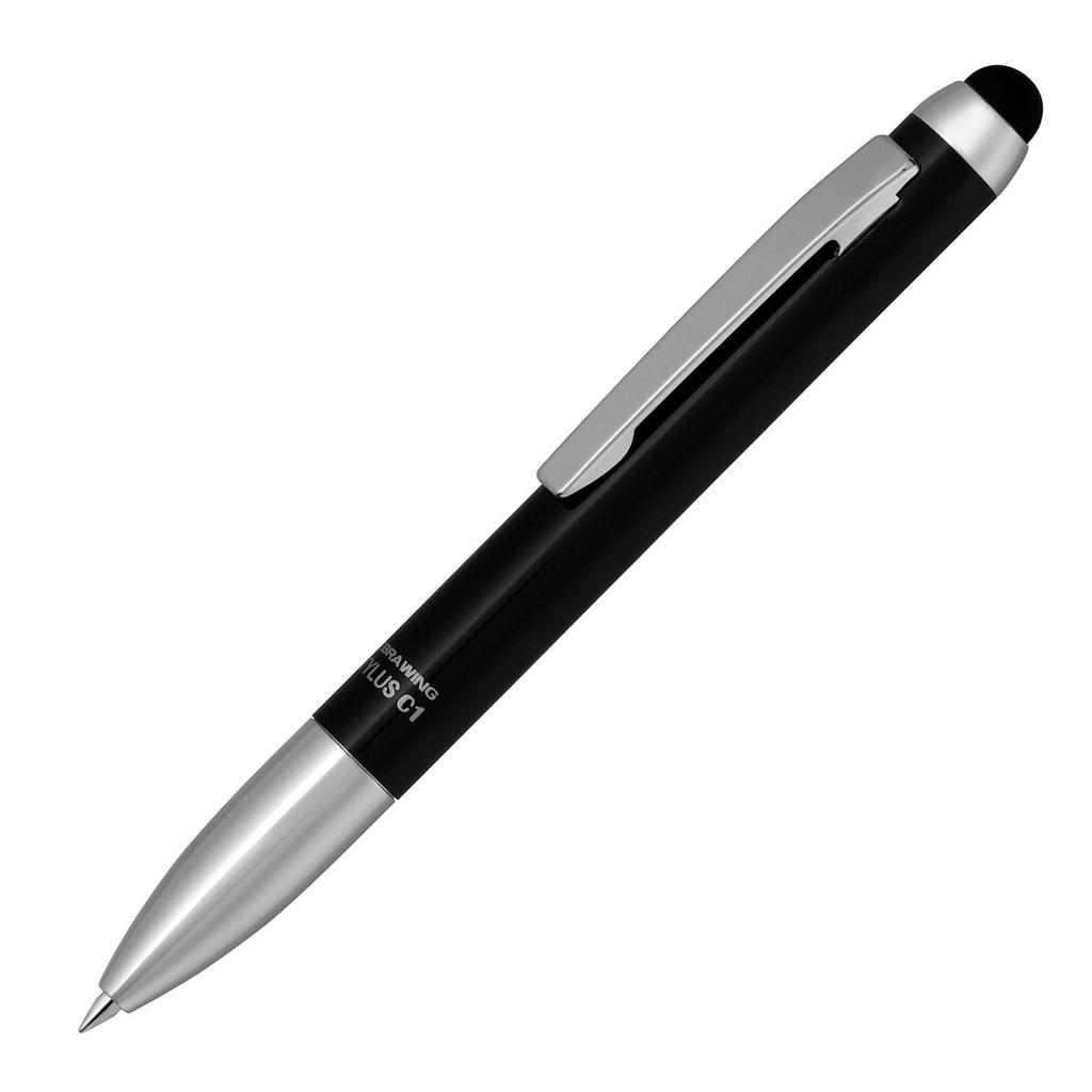 Zebra Stylus C1 Ballpoint Pen with Touch 0.7mm Pen, Black, P-ATC1-BK