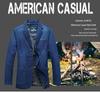Men's Plus Size Casual Denim Jacket 2182