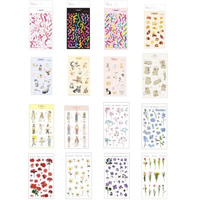 Petit Design Stickers(10ea Each)- 16 Options (Decoration / DIY Scrapbooking)