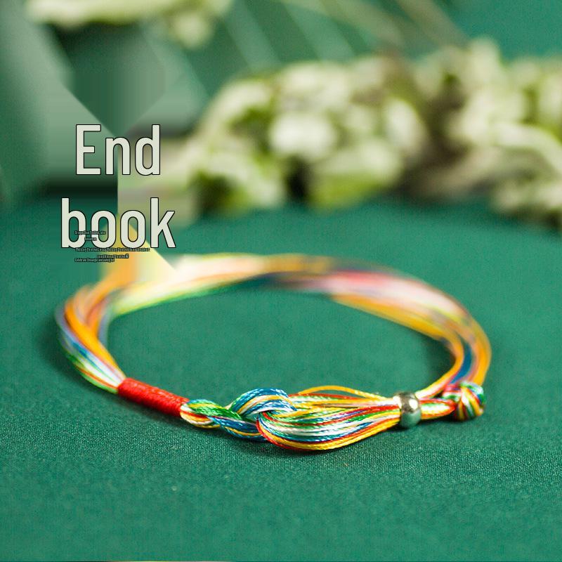Dragon Boat Festival Handwoven Colorful Bracelet - May Festival DIY Pulled Cord