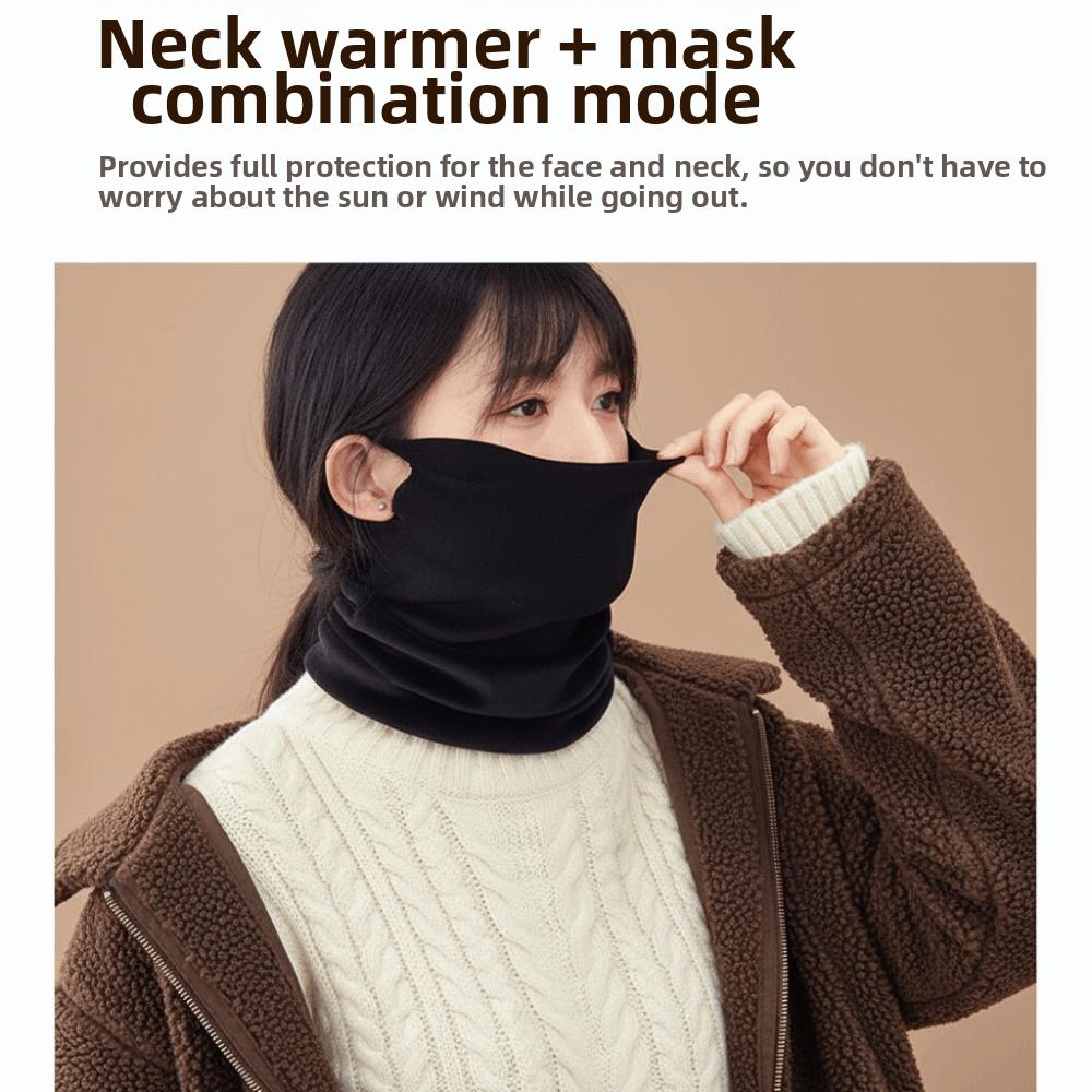 Removable Heated Neck Scarf USB Charging Heated Scarf Light Heating Scarf Mask  For Men And Women