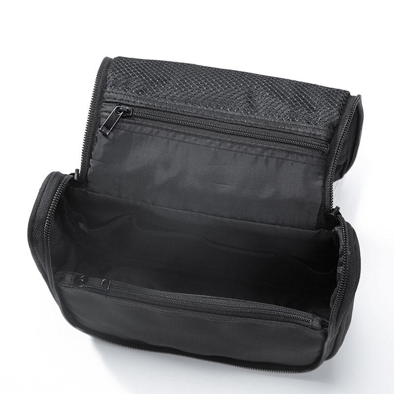 MUJI Style Rectangular Cosmetic Bag - Quality Portable Clutch & Coin Purse, Toiletry Storage with Buckle