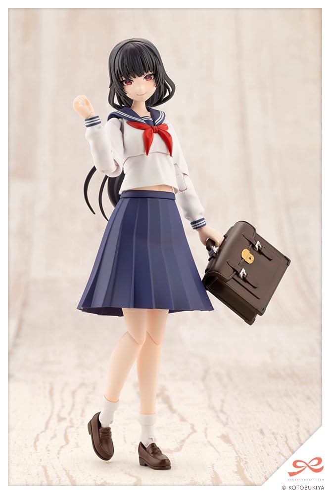 Kotobukiya Sousai Shojo Teien Yakushiji Kuon High School Scale Plastic Approximately 160mm Tall (KOTOBUKIYA) [Momozakura Uniform] 1/10 Model,