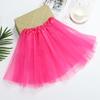 Women Elastic Party Pleated Dance Lolita Petticoat Ballet Skirts Tutus Skirt Puffy Skirts
