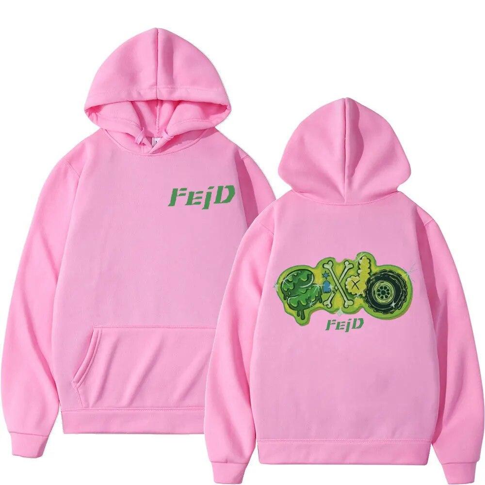 2023 Feid Ferxxo Tour Print Hoodie Autumn Winter Hip Hop Vintage Oversized Sweatshirts Unisex Women Fashion Casual Fleece Hoodies