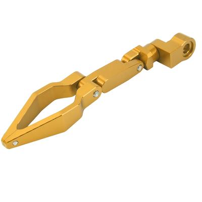 Clipe de Cabo para Tubo de Óleo Liga de Alumínio Dobrável Universal para Motocicleta Scooter Elétrica Moto de Terra ATV Dourado