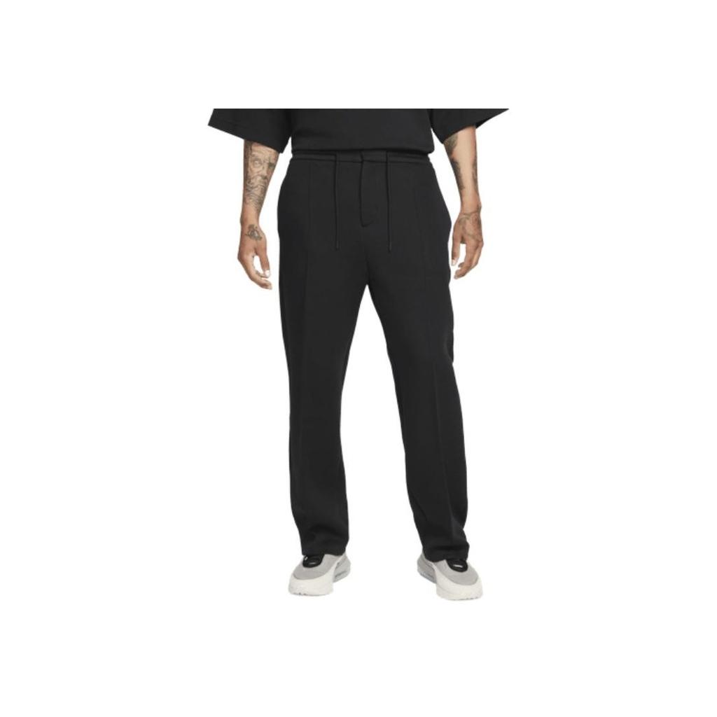 Nike Sportovní tepláky Tech Fleece Reimagined Tailored Tailored Black/Black Men Streetwear FB8164-010