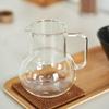 High Borosilicate Glass Gongdao Tea Pitcher with Handle