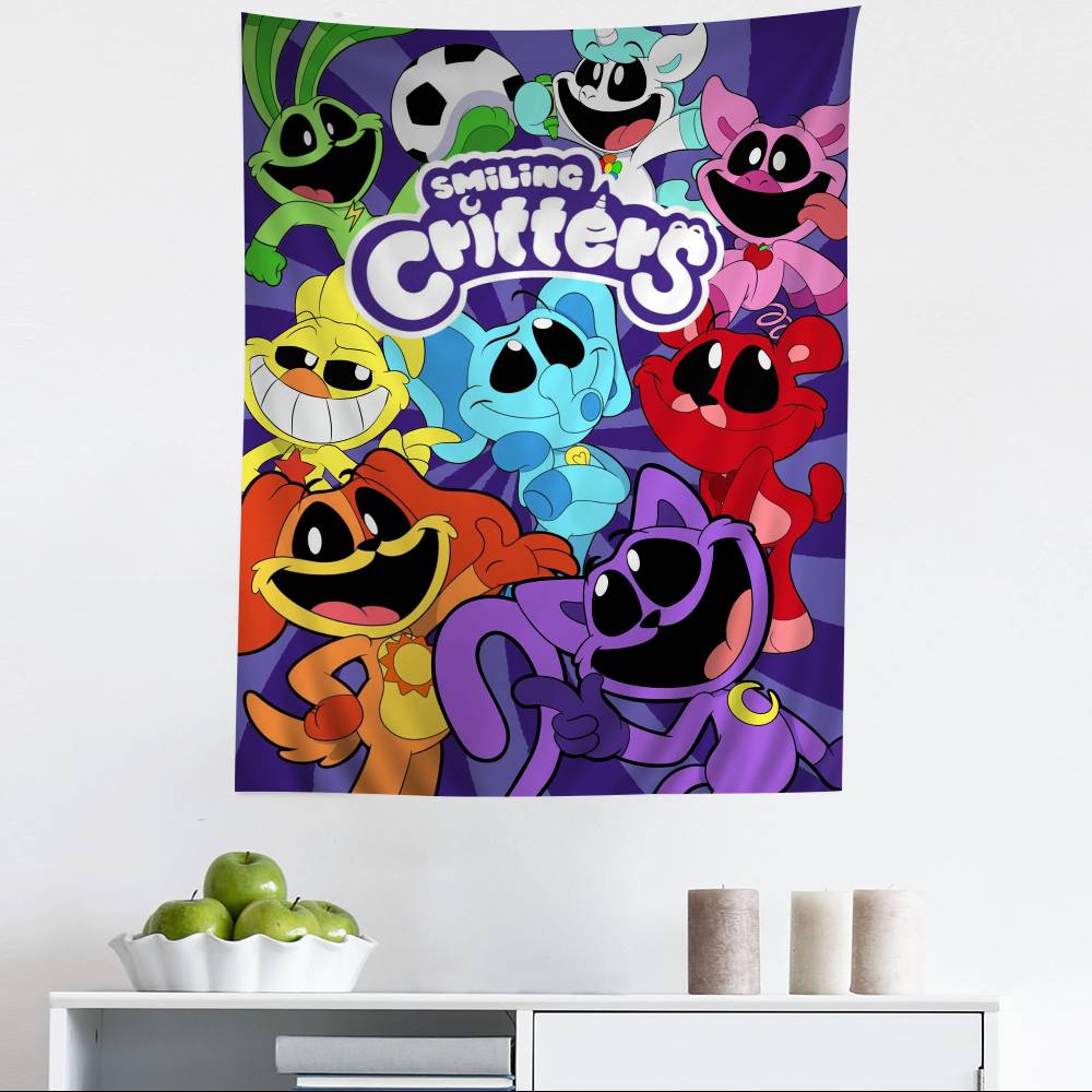 C-Critters C-CATNAP D-DOGDAY Cartoon Tapestry for Living Room Home Dorm Decor INS Home Decor 100X70CM