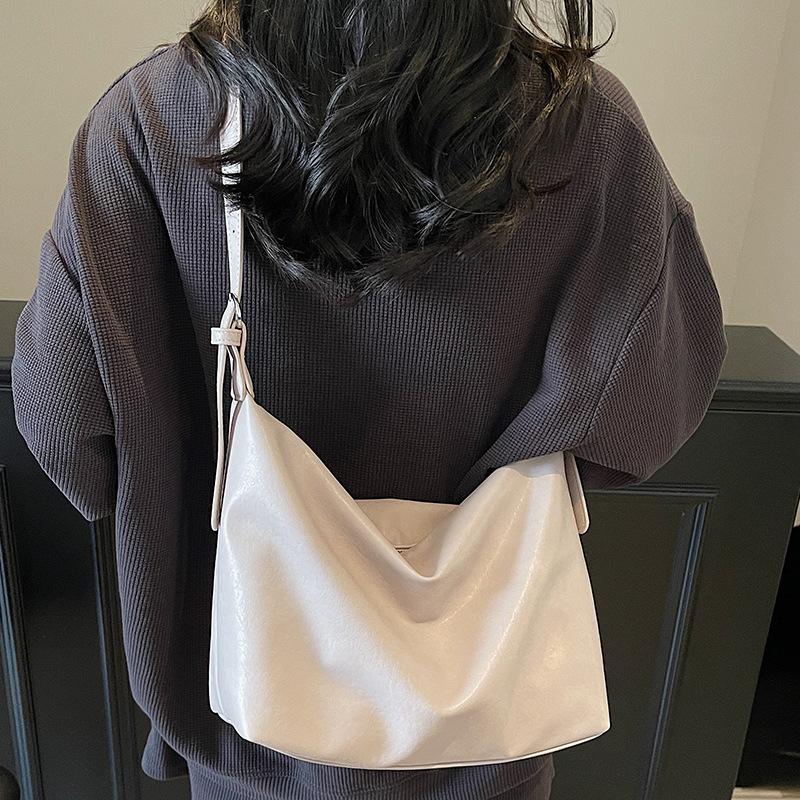 Tasche Umhängetasche Damen Neue Koreanische Lazy Style Einfarbig Damen Pendler Custom Knödeltasche Schultertasche
