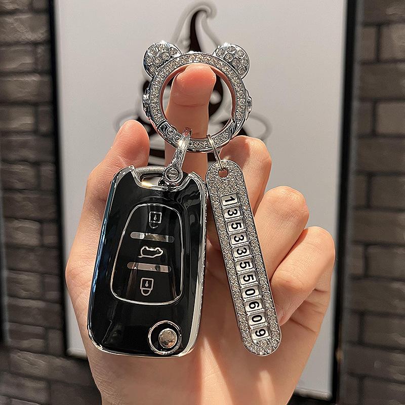 Anwendbar auf Kia Key Case Smart RunK2Fortek3Lion RunK5Pegask4Cachet/Sonata Autoschlüsselhülle