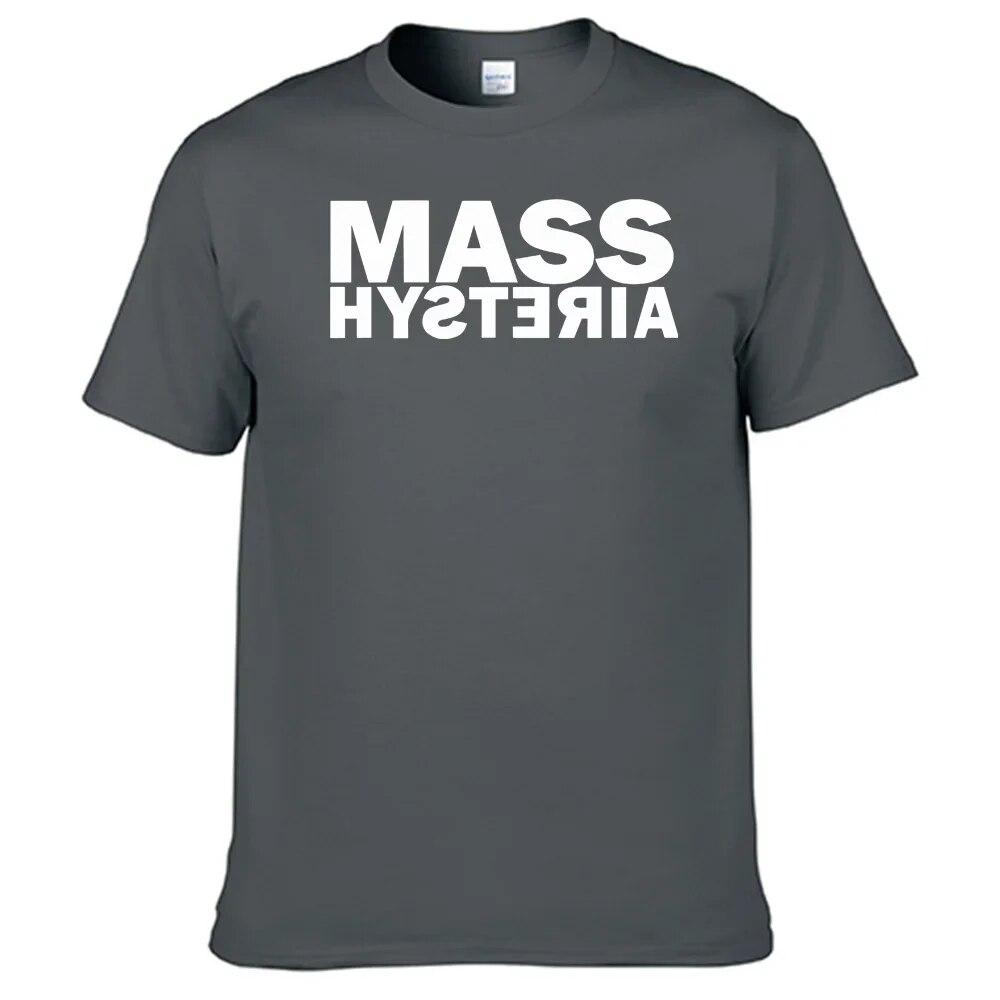 Mass Hysteria T Shirt Unisex 100% Cotton Unisex Women Shirt Top Sales N021