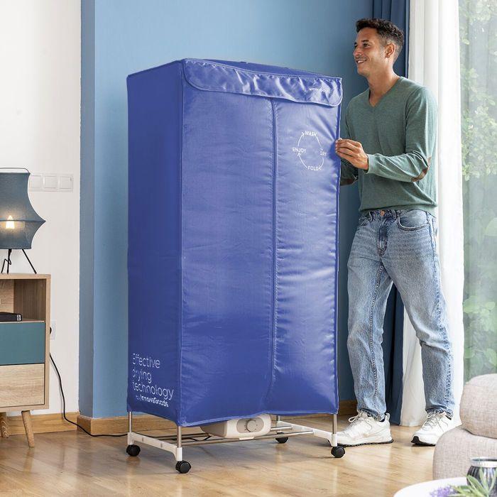 Heated Wardrobe - Portable Electric Clothes Dryer - Heated Drying Rack - 1200 W - Removable Cover - Silent