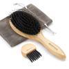 BESTOOL Boar Bristle Wooden Paddle Brush for Hair and Scalp Care Direct from Japan