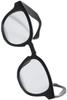 [Bliss Leather] Matte Black X Light Gray Sunglasses Fashion Glasses
