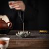 Creative handmade line incense insert peony flower incense burner household indoor ceramic Ge kiln retro line incense base incense ornament