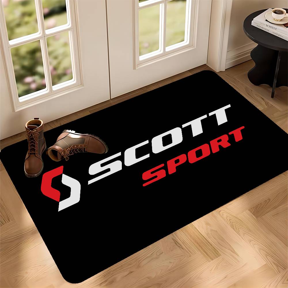 Scott Bike Door Mat Nordic Style Home Doormat Bathroom-Toilet Mats Bedroom Bedside Mats