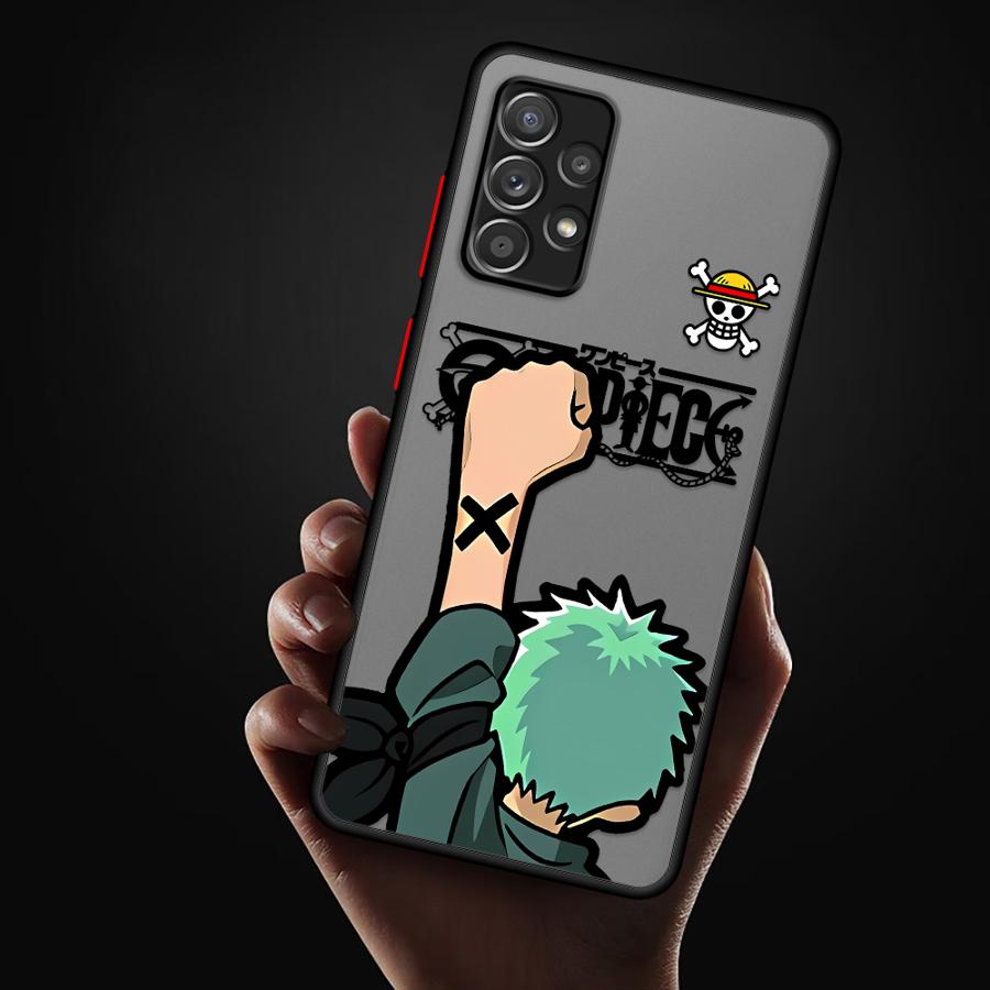 Case for Samsung Galaxy A73 A33 A52S A72 A56 A55 A16 A15 A54 A14 A23 A17 A52 A53 A35 A34 A36 Phone Cover One Pieces Zoro Luffy