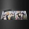 Demon Slayer Akaza Upper Moon Anime Gaming Mouse Pad Large Rubber Keyboard Desk Mat With 2MM Stitched Edge Design