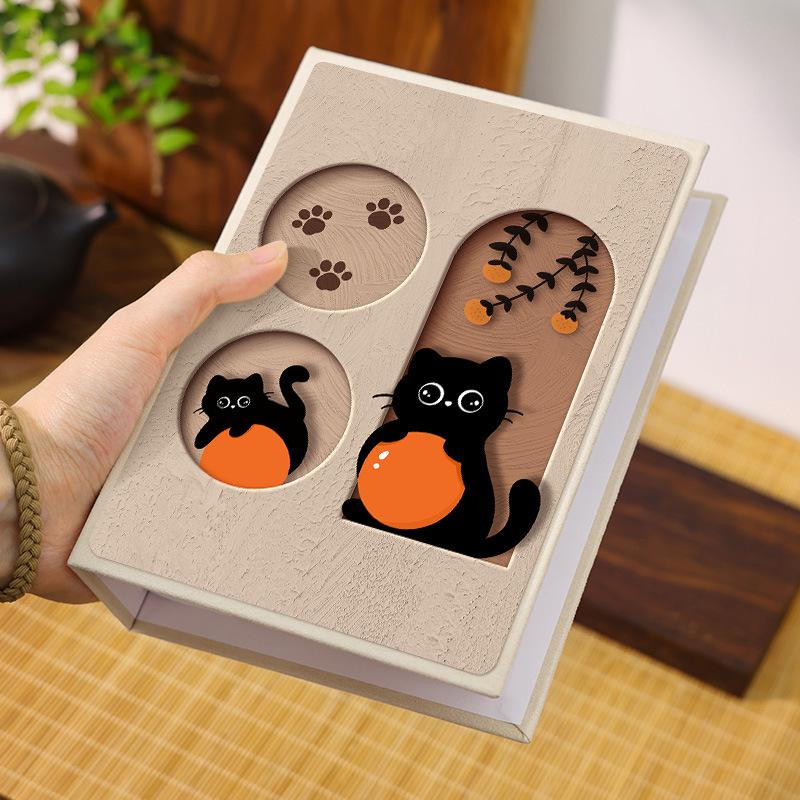 

Photo Albums Family Large Capacity 3 Inch Small Card Storage Commemorative Album Cute Style Cat Styling