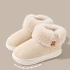 Lady Boots Winter Shoes For Women Flat Heel Plush Clogs Platform Round Toe Boots-Women Australia Lolita Ankle Fur Leather