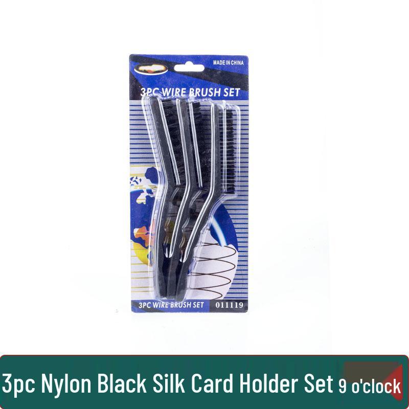9-Inch Industrial Steel Wire Brush with Plastic Handle for Rust and Stain Removal