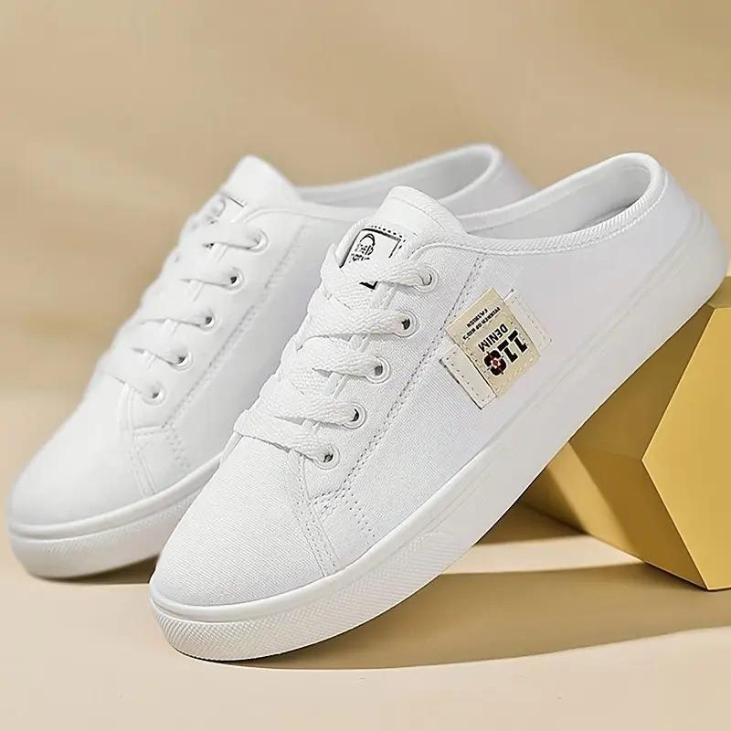 

Thin lightweight canvas shoes spring and autumn flat-soled nurse little white shoes student low-top board shoes 39