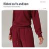 Zechuang Women's High Waist Wide Leg Casual Sports Sweater Suit - Slim, Long Sleeve, Comfortable for Running & Fitness, Style 8933