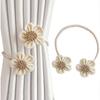 2 Pcs Curtains Tiebacks Buckles, Decorative Curtains Strap, Curtains Holders For Living Room, Window Curtains Buckles, Curtains Tiebacks For Bedroom, 