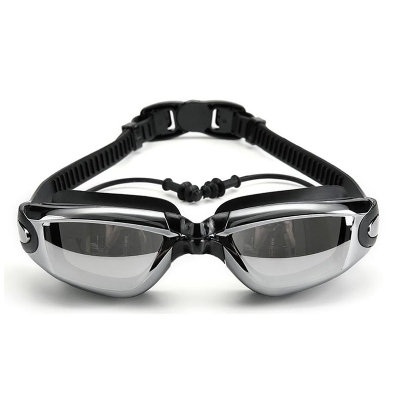 Ochelari de înot pentru miopie pentru adulți bărbați femei, ochelari de competiție, dopuri de urechi, ochelari profesionali pentru piscină, anti-aburire, optici, impermeabili, ochelari de protecție