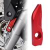 Motorcycle ABS Sensor Cover Aluminum Alloy Reinforced Decorative Front Brake ABS Protective Cover Replacement ADV160 ADV150 (Red)