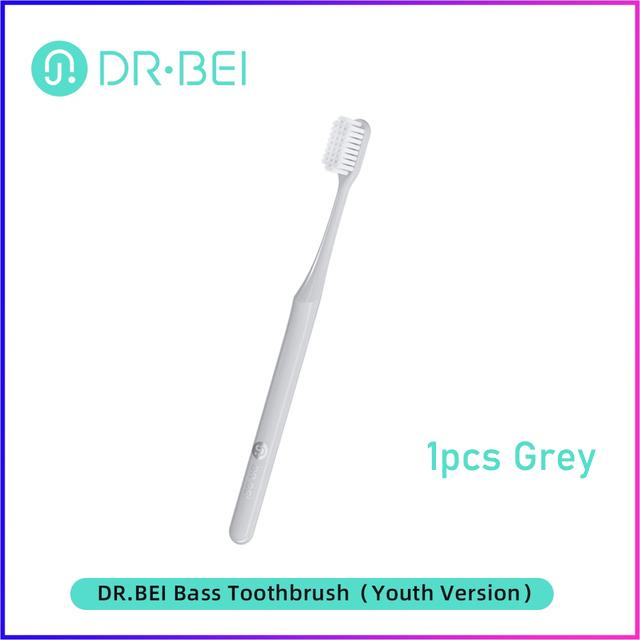 Dr Bei Toothbrush Youth Version 2 Colors Gum Care Daily Cleaning Oral Care Soft Bristle Better Cleaning Toothbrush For Adults