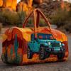 Western Style Small Duffle Bag Gym Travel Unisex Handbag
