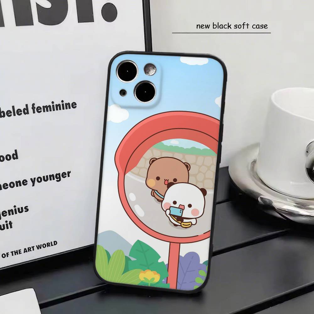 Hot BuBu DuDu Couple Cartoon Phone Case Silicone Soft For IPhone 17 Air 16 15 14 13 12 11 Plus Pro Max Plus