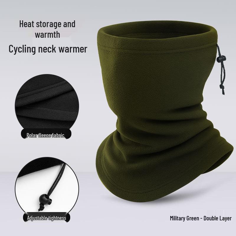 Adjustable Multifunctional Neck Warmer: Windproof Skiing & Cycling Gaiter for Autumn & Winter