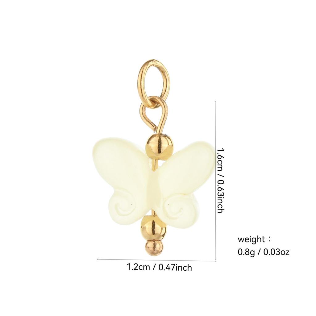 Handmade 18k Gold Electroplated Natural Stone Bead Earrings