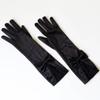 Accessories Dinner Dress Party Autumn Bow Women Satin Gloves Lace Long Gloves Etiquette Mittens