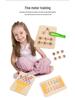 Montessori Color Matching Bead Clip Game: Kindergarten Ten-Frame Math Teaching Aid