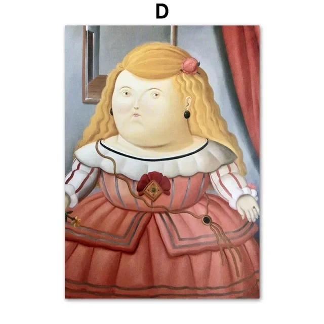 

Фернандо Ботеро Танцующие женщины Цирк Настенное искусство Холст Картина Скандинавские Постеры и Принты Настенные картины для украшения гостиной 8X12inch 20x30cm