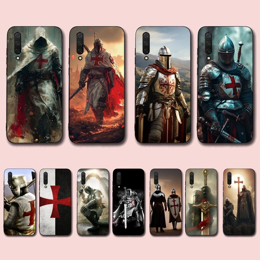 Knights Templar Luxury Phone Case For Xiaomi Mi 5X 8 9 10 11 12 Lite Pro 10T PocoX3pro PocoM3 Note 10 Pro Lite