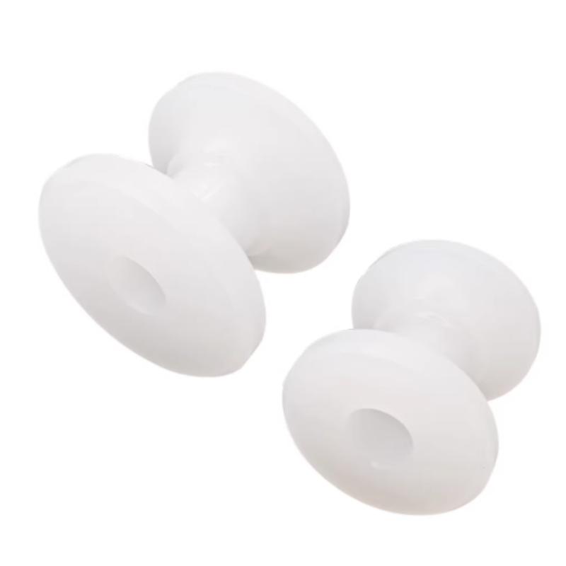 ISURE MARINE 2Pcs 18MM Transparent Bow Anchor Roller Replacement Wheels Bow Roller For Marines Boats Yachts Kayaks