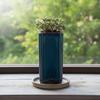 Mini Purple-Clay Pot for Succulents with Drainage Hole Ceramic Planter for Home Decor
