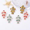 European and American Tropical Marine Animals Cute Zircon Every Year Fish Stud Earrings Versatile Cartoon Ugly Fish Female Earrings