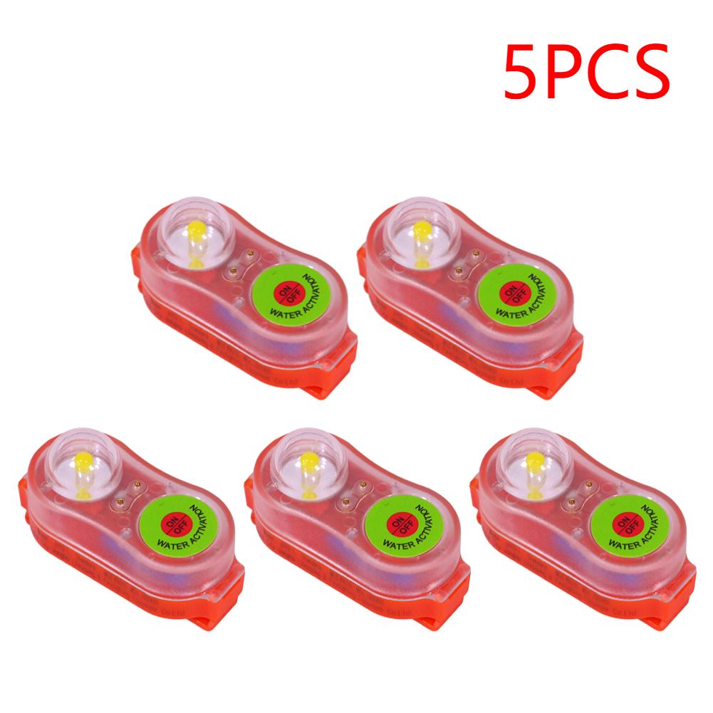 LED Life Jacket Light Water-Activate Safety Personal Locator Light Waterproof Life Saving Warning Lamp for Swimming Sea Fishing