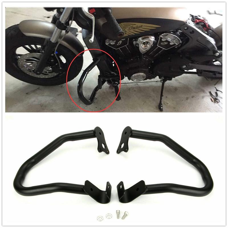 Motorcycle Engine Guard Crash Bar Protector For Indian Scout Sixty Bobber 2015-2023