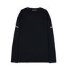 Irregular Dual Pocket L/S Tee (Black)